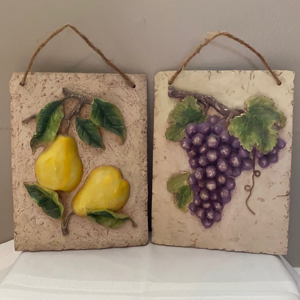 Wall Plaques set of two